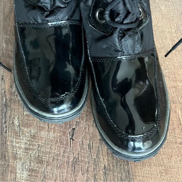 Cougar waterproof tall winter boots Women’s Sz 7 Ringo Star Black Patent - Picture 9 of 15